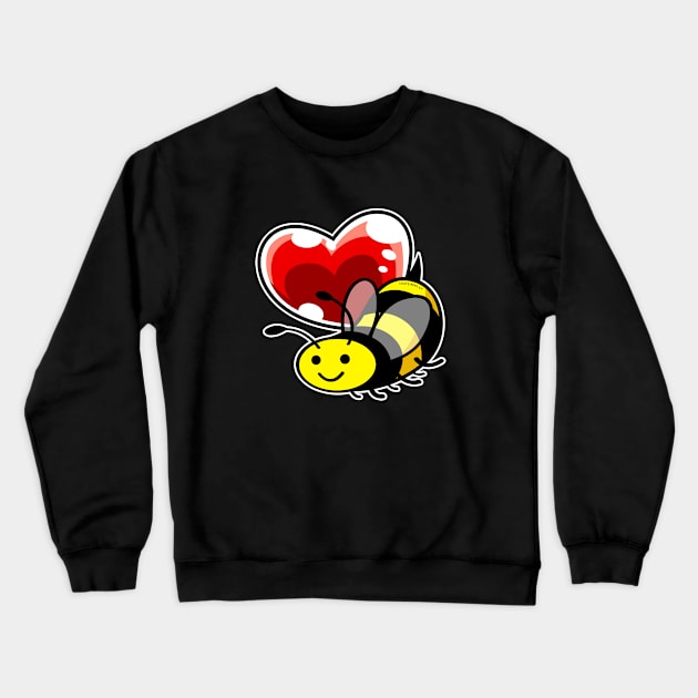 courtieHeart Crewneck Sweatshirt by Swarm Store